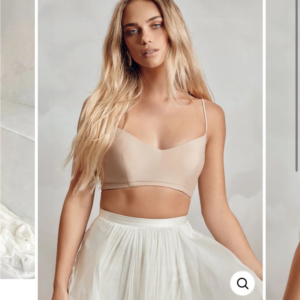 Catherine Deane Sigrid Bodice Peach/Nude US size 6 NEW WITH TAGS